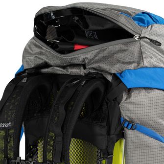 OSPREY turistický batoh EXOS PRO 55, dale grey/agam blue