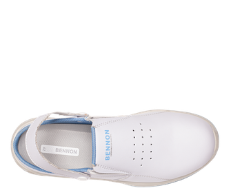 BENNON pracovné topánky WHITE OB Slipper