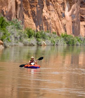 Klymit Jednomiestny čln Packraft LiteWater Dinghy (LWD), oranžovo modrá