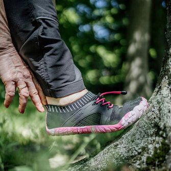 BENNON barefoot topánky BOSKY, čierna/ružová