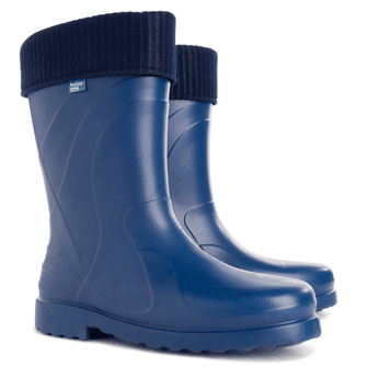 Demar Dámske pracovné gumové topánky s teplou vložkou LUNA, námornícka modrá