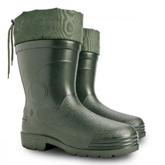 Demar Pánske pracovné gumové topánky s teplou vložkou FARMER-S, zelená
