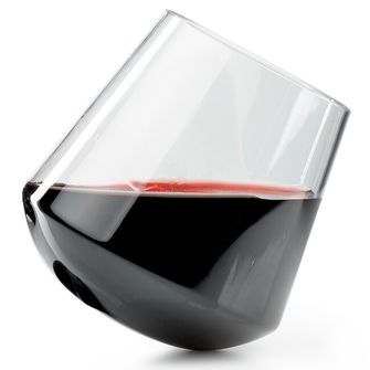 GSI Outdoors neprevrhnuteľné poháriky Stemless Red Wine Glass 435 ml