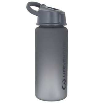 Lifeventure fľaša so slamkou Flip-Top Water Bottle 750 ml, šedá