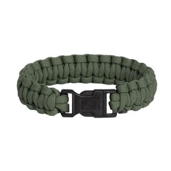 Pentagon parakord náramok Pselion, Camo green